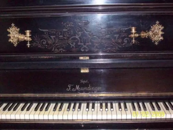 Продам антикварное фортепиано Mundinger 